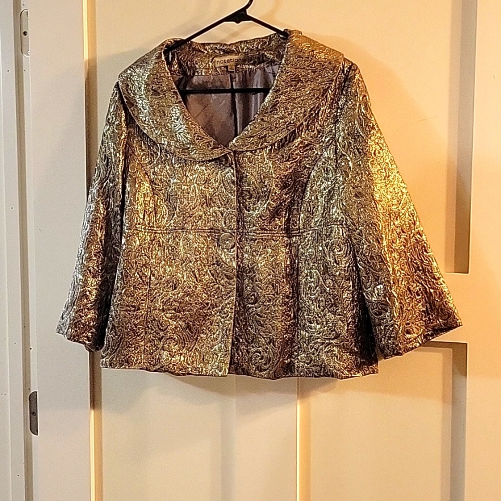 Gold dress blazer